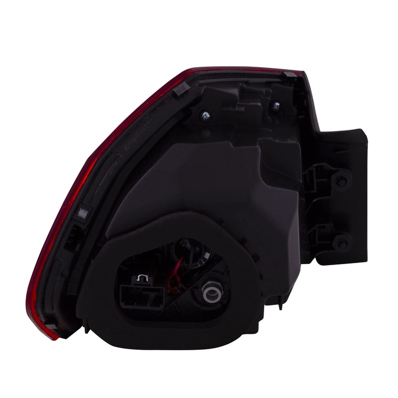 HEADLIGHTSDEPOT Outer Tail Light Compatible With Volkswagen Passat 2016-2017 Passenger