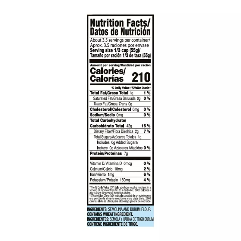 La Moderna Fideo Noodles 7 Ounce Pack Of 20 Nutrient
