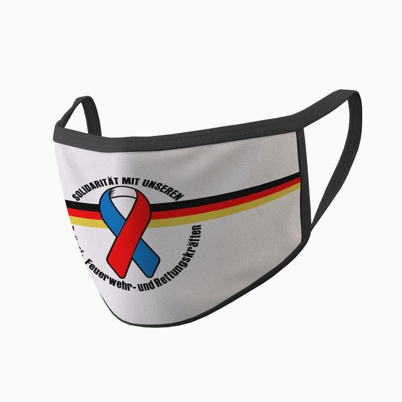 Copytec #34666 Police Fire Brigade Rescue Force Nose Germany Solidarity