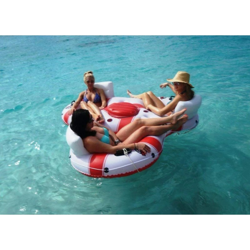Swimline Solstice Super Chill Tube Triple Pool and Lake Float