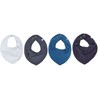 Set of 4 Pippi Triangular Baby Bibs Neck Scarf Set