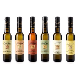 Salute Santé! Cold Pressed Food-Grade Grapeseed Oil – 200ml, 6 Pack – Healthy Vegan Cooking Oil for Dipping, Finishing & Marinades – Non-GMO, Upcycled, High Antioxidant, Award-Winning Gourmet Oil