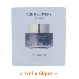 O HUI Age Recovery Eye Cream 1ml x 60pcs Anti Wrinkle Firming Elastic K-Beauty