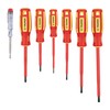 Truper DTJ-7D, Juego 6 desarmadores dieléctricos y 1 probador de
