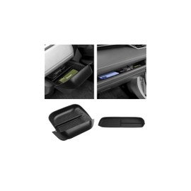 Autorder 2PCS Center Console Organizer for 2019-2025 Toyota RAV4 Accessories ABS Driver Drawer Storage Box Silicone Glove Box Organizer Center Console Insert Tray with Anti-Slip Surface