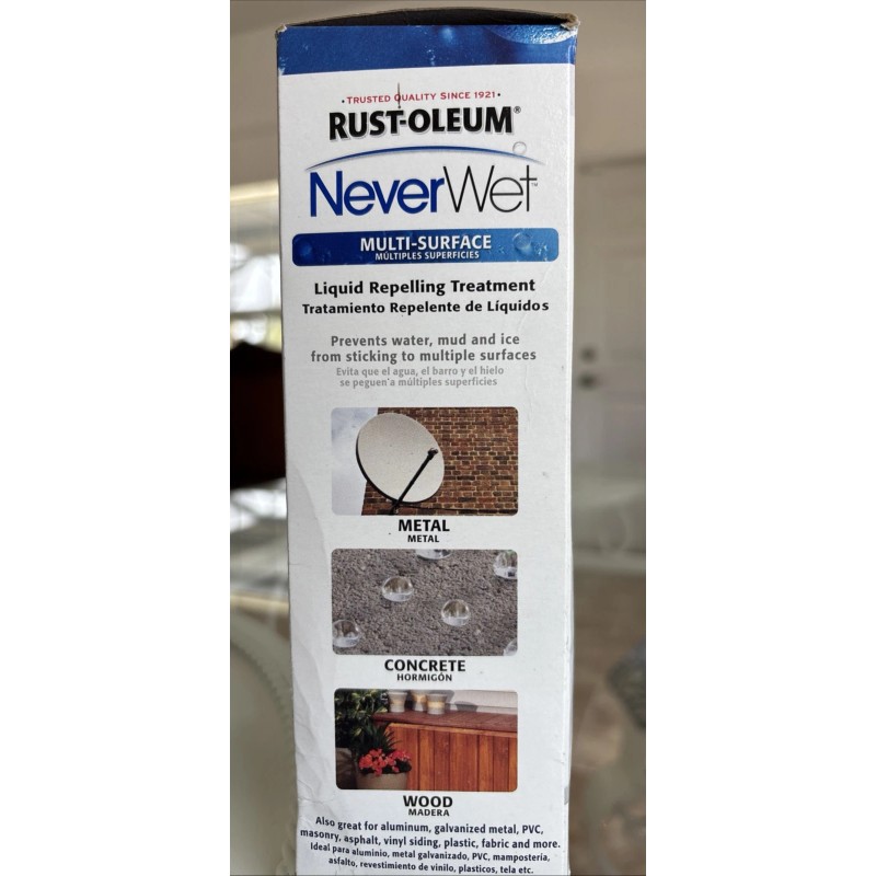 Rust-Oleum (2 Cans) Rust-Oleum Never Wet Multi Surface Liquid Repelling