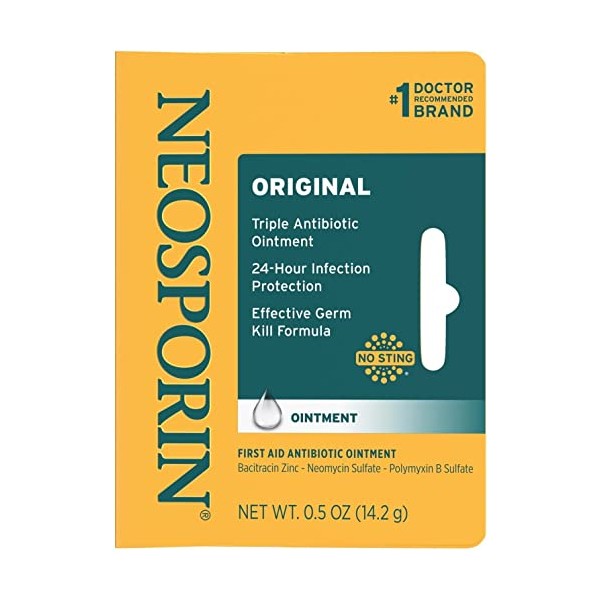 Neosporin Antibiotic Original Ointment 0.50 oz (Pack of 6)