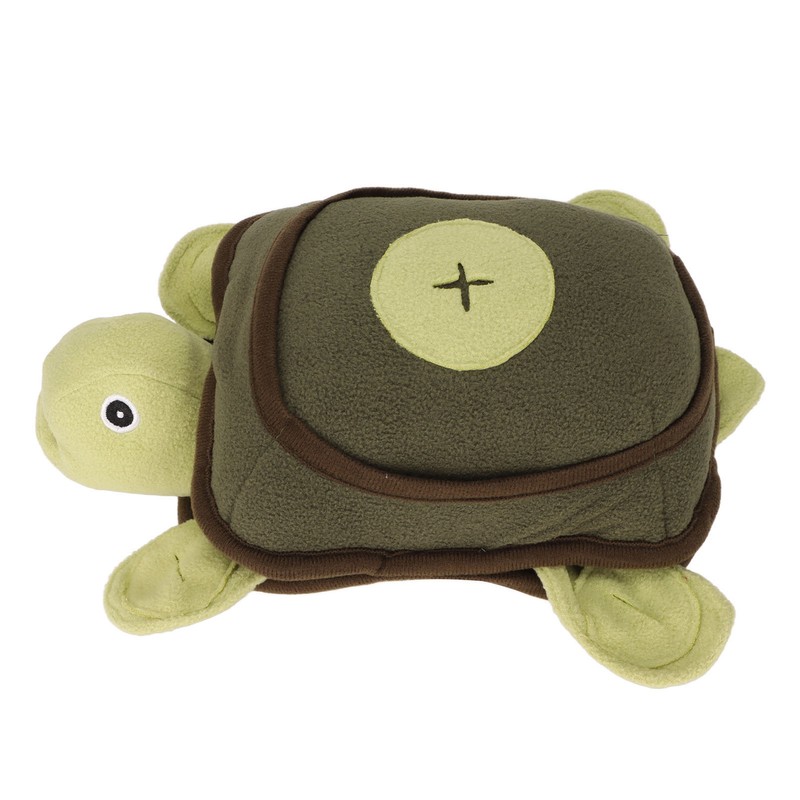 Dog Sniffing Training Toy Squeaky Plush Turtle Shape Interactive Bite
