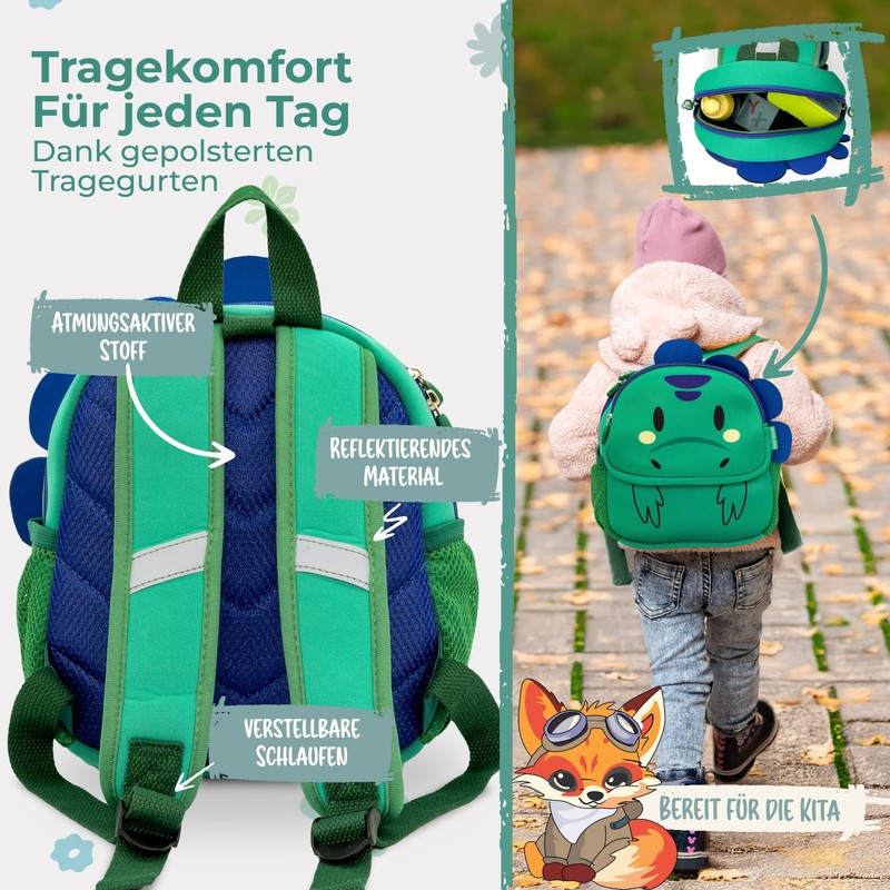 REISERACKER Nursery Backpack Wild Animal from 1 Year as Nursery