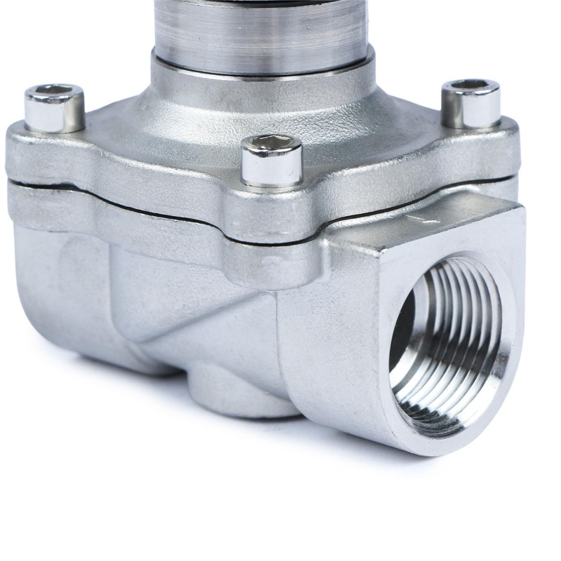 U.S. Solid 3/4 inch Solenoid Valve - Stainless Steel 110V