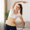 ORTONYX Ergonomic Abdominal Binder Waist and Lower Back Support Belt,