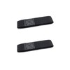 wumio Shoe Bands, Black, 1 Pair Set, Prevents Falling Off,