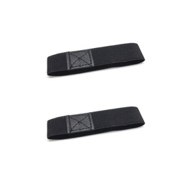 wumio Shoe Bands, Black, 1 Pair Set, Prevents Falling Off, Pumps Band, Elastic Band, Firm, Secure, Instep, Fit, Assistant, Easy to Put on and Take off, Shoe Bands, Rubber, No Gemstone