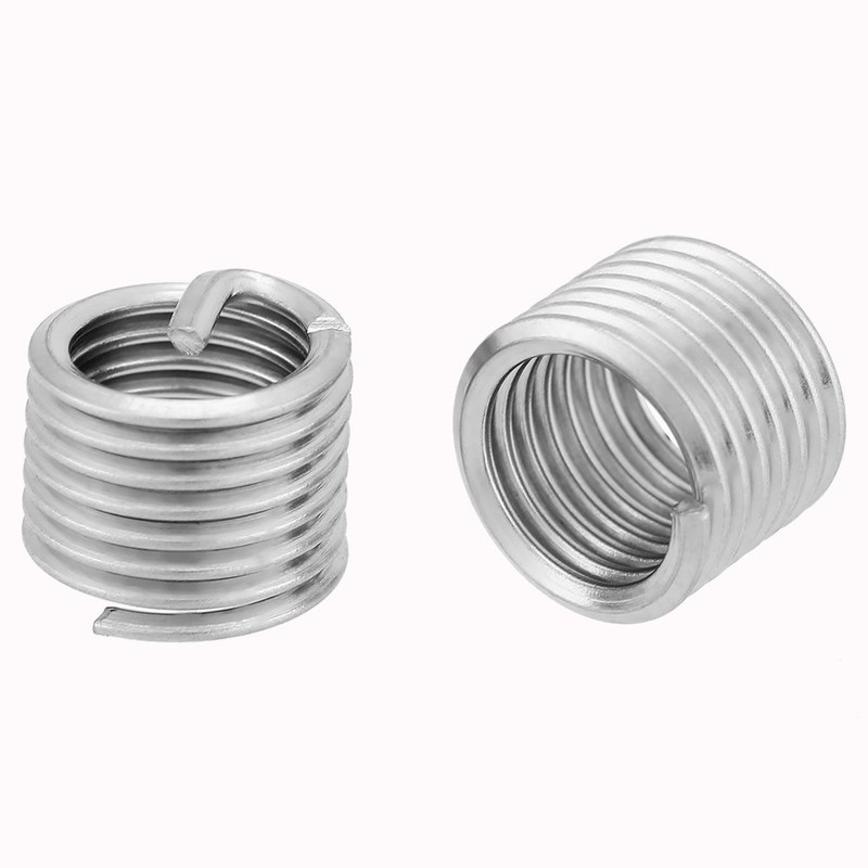 50 piezas M8 insertos de hilo de acero inoxidable alambre