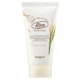 스킨푸드 라이스 백미 스크럽 폼, 150ml, 1개 Skinfood Rice Brightening Scrub Foam, 150ml, 1 piece