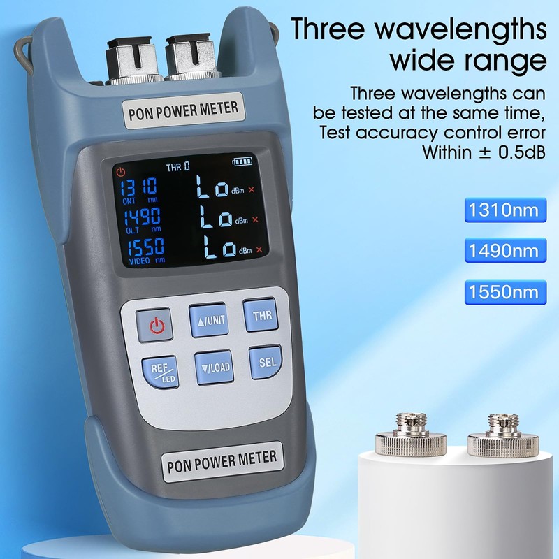 Fiber Optic PON Optical Power Meter A-330U SCUPC FCUPC Interface