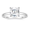 EAMTI 2.5CT Asscher Cut Engagement Rings for Women Cubic Zirconia