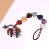 Lightock 7 Chakra Hanging Ornament Heart Shape Spiritual Crystal Decor