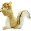 Hansa Brown Squirell with Nut Plush, 9"