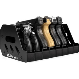 ASVAEVAS 8 Slots Pistol Rack for Gun Safe, Foam Pistol Holder Gun Safe Organizer, Handgun Stand Storage Rack, Guns Cabinet Accessories