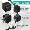 2 Pcs P6SDT FOAB-14B192-AA Relay - 12VDC 40A 5 Pins,