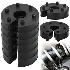 Set of 8 Suspension Travel Limiters: 16 mm Universal Suspension Travel Limiter with 6-Way Positioning VA or HA, Car Suspension Travel Limiter Stick Clip Suspension Travel Limiter Replacement Buckle