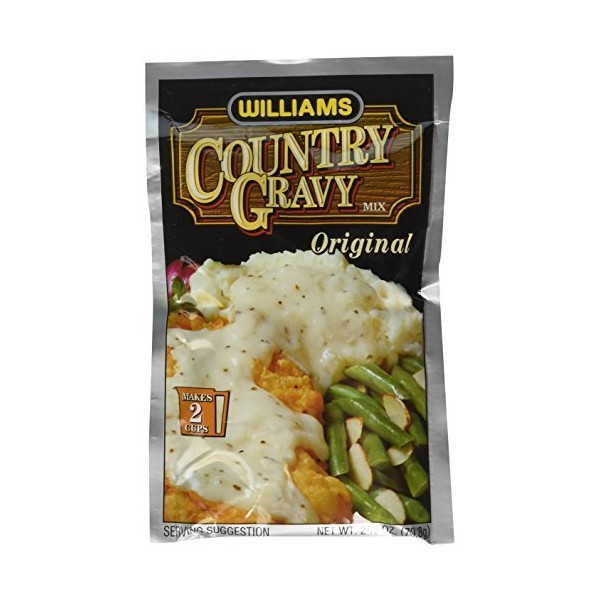Williams Original Country Gravy Mix - Buy Twelve And Save Each Package Is 2.5 Oz (Pack Of 12)