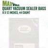 LEM Products MaxVac Quart Vacuum Sealer Bags, 8 x 12