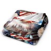 Bald Eagle Blanket American Flag Throw Blankets for Girls Boys