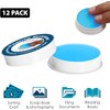 Nadex 12 Pack Fingertip Moistener Pads, Blue - Non-Slip Counting