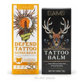 Set Elaimei, Completo Para Cuidado Y Protección De Tatuajes