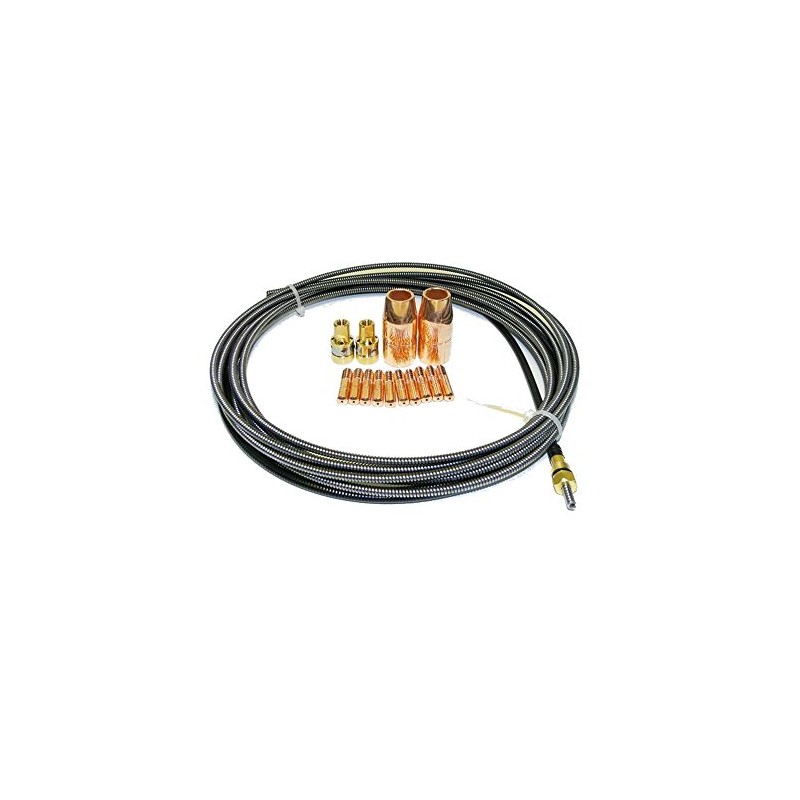 WeldingCity MIG Welding Gun Accessory Kit M32L (Tip-Nozzle-Diffuser-Liner) .030" for