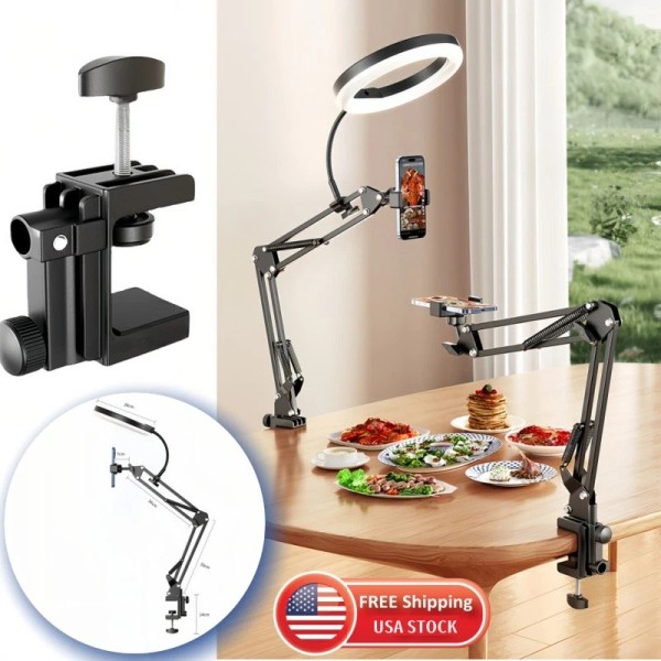 Unbranded LED Ring Fill Light w/Stand & Mount Kit for