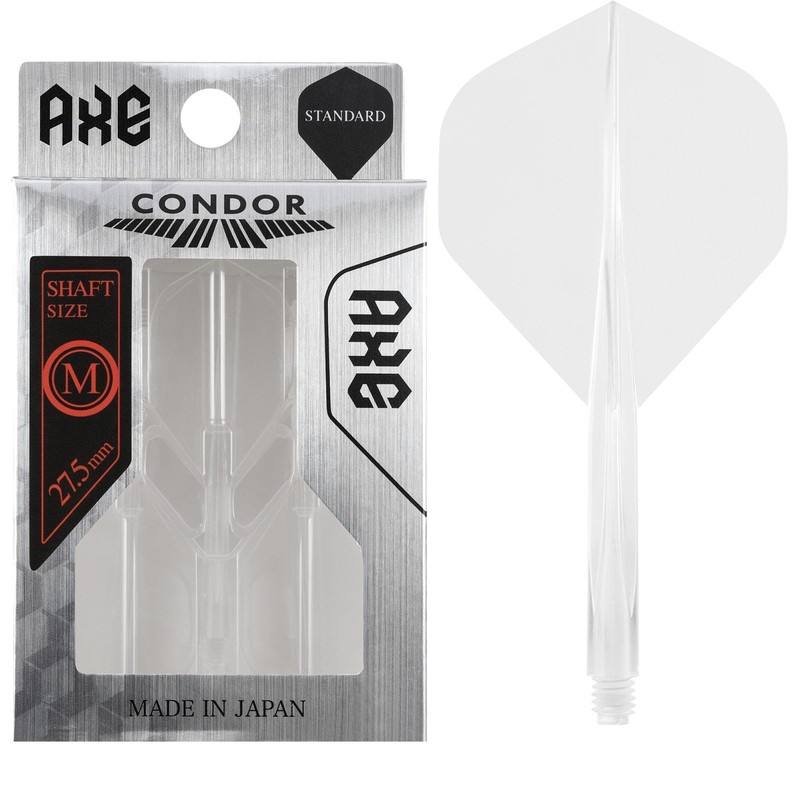Condor Axe STD XL Clear Condor Axe Dart Flight