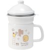 Horo Sumikko Gurashi Enamel Oil Pot, White, Size: Approx. W
