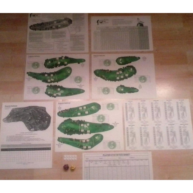 DICE NUTZ PRO GOLF Board Game ~ Augusta Masters Edition