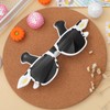 Abaodam Cow Pattern Glasses, Funny Sunglasses, Cow Sunglasses, Party Goods,