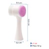 Cepillo Facial 2 en 1 Diler Doble Cara Cerdas Suaves