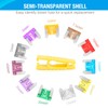 Nilight - 50014R 140pcs Low Profile Mini Blade Fuse Assortment,
