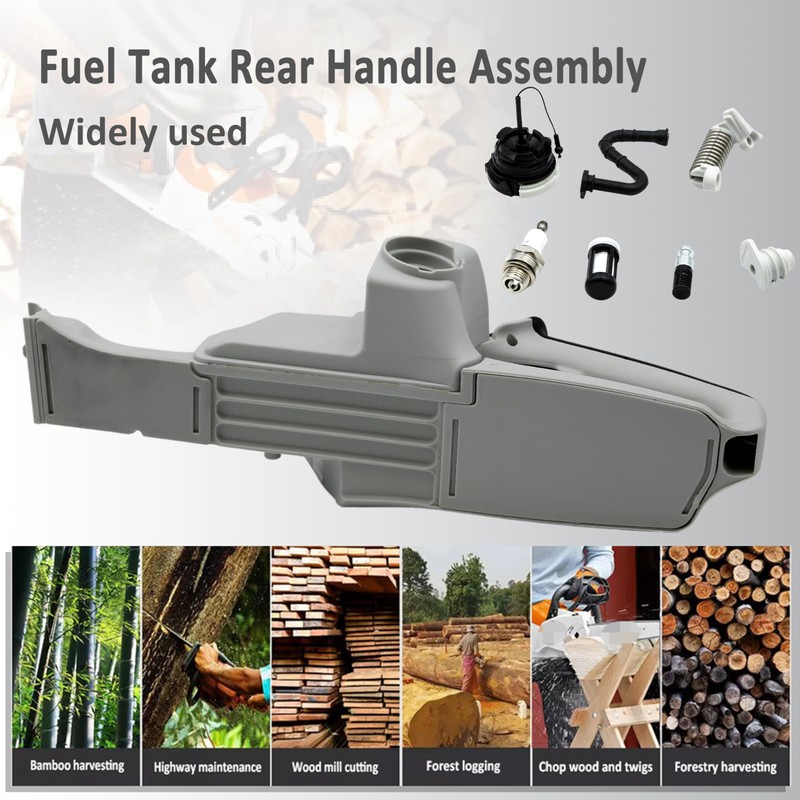 ASTROSYNC Fuel Gas Tank Rear Handle Assembly Fit For Stihl
