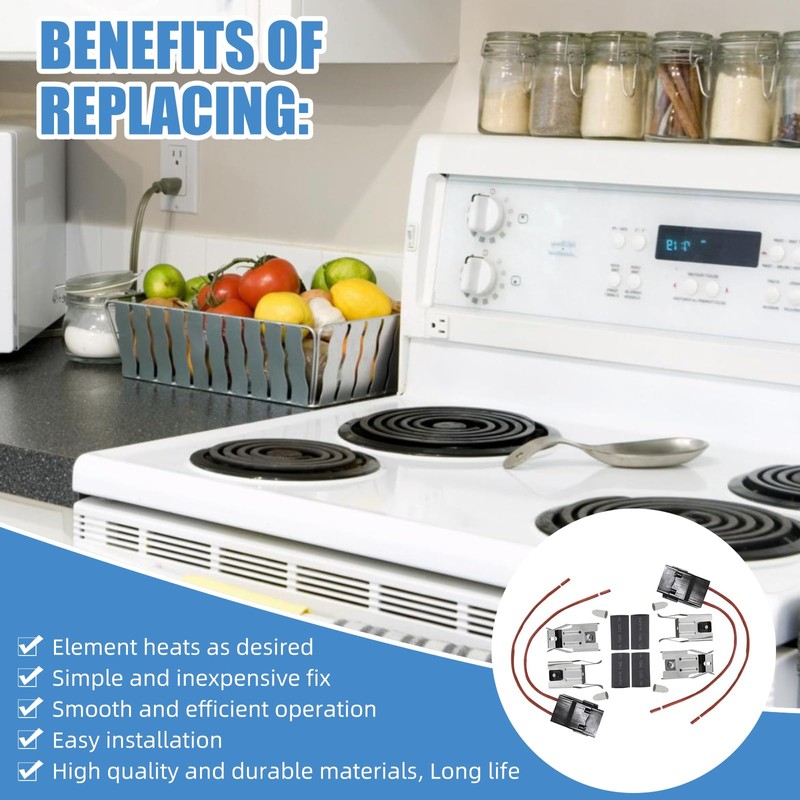 Range Stove Burner Element Plug Receptacle Block Terminal WB17X5091 for