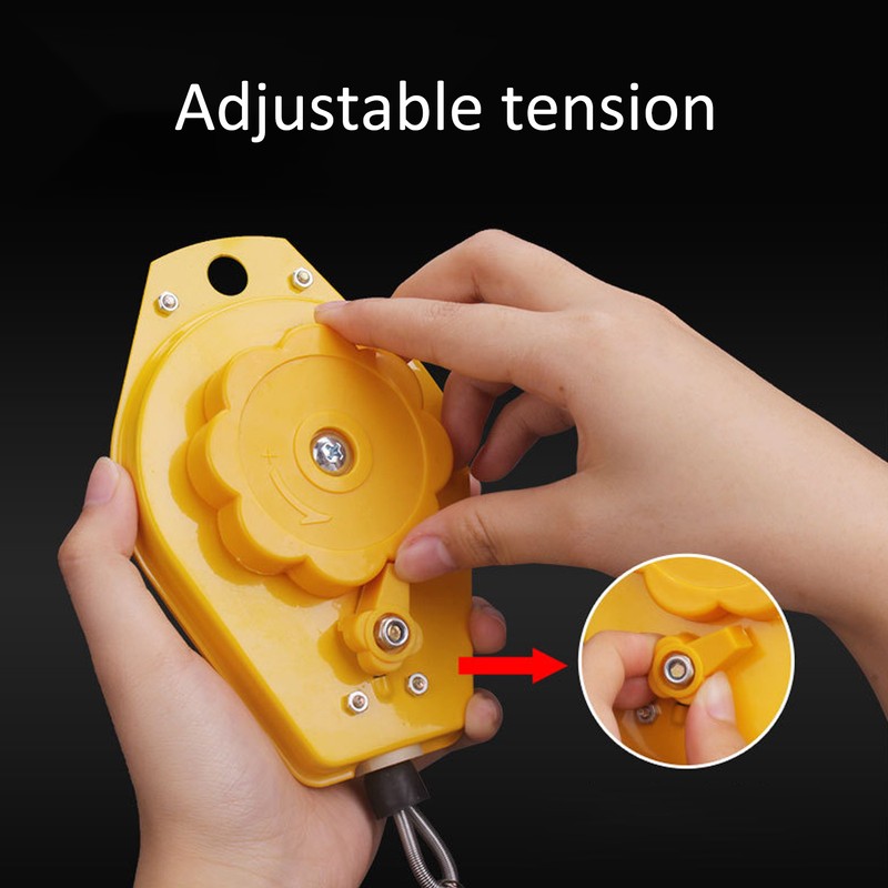 Spring Balancer Adjustable Tension Iron Stainless Steel Tool Holder Hanging