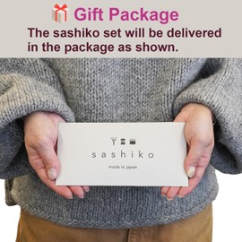 Daruma Sashiko Thread 100% Cotton Card Type (43.7 yd) x 5pcs with English Manual, Sewing & Embroidery Value Set (Red) (01-2400-2015)