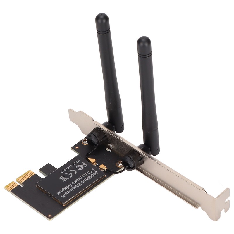 PCIe WIFI Card 11N Technology 2 Gain Antennas 802.11b/g/n 300Mbps