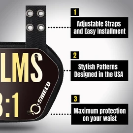 O Shield Football Back Plate Adult, Back Plate Football Psalms 23:1, Professional Stylish Ergonomic Fasion, Black