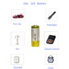 23A 12V Alkaline Battery, A23 Battery,5 Pack, for Doorbells and