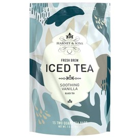 Harney & Sons Vanilla Black Iced Tea, 15 Two Qt Tea Bags