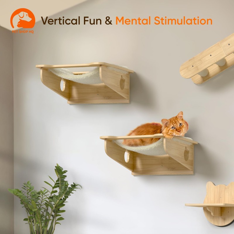 Cat Wall Shelves Furniture for Climbing - Cat House Wall