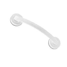 SHINEOFI Wall Mounted Safe Grab Bar for Elderly Large White Bathroom Handrail with Strong Suction Cup Durable for Bathtub Shower and Toilet Safety