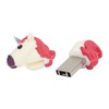 USB 2.0 Flash Drive White Cute Appearance Data Storage Tool